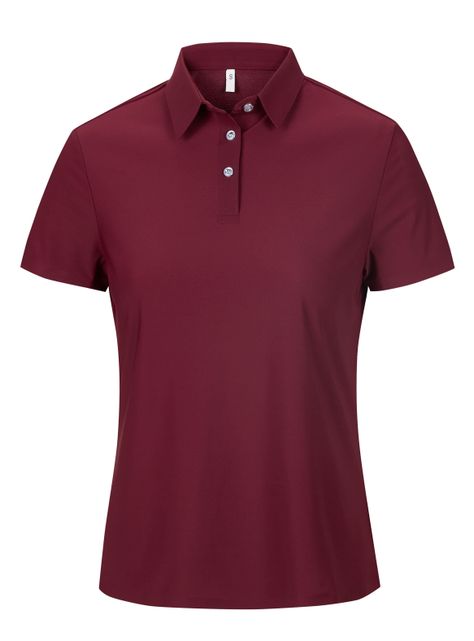 Polera Ultra Dryfit con Cuello Manga Corta Mujer-0