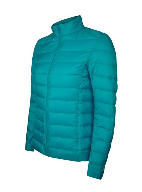 Parka Pluma Ripstop Cross Mujer-1
