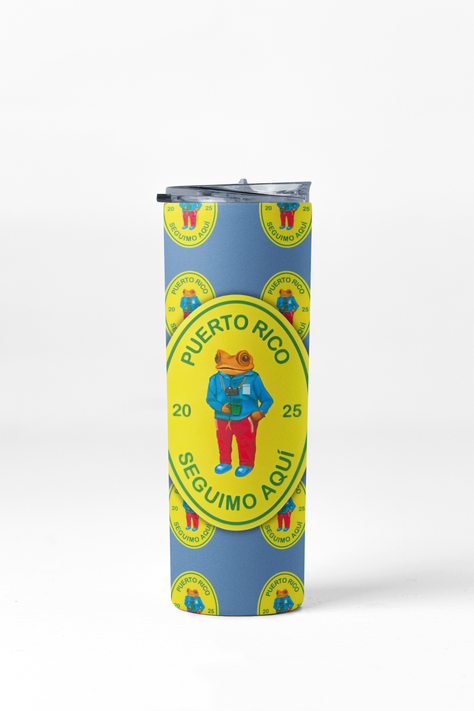 Termo Tumbler Botella termica Bad bunny DTMF seguimo aquí-3