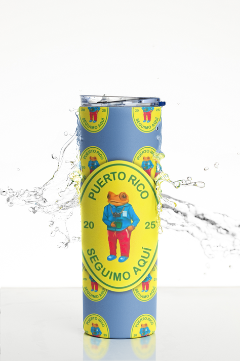 Termo Tumbler Botella termica Bad bunny DTMF seguimo aquí-4