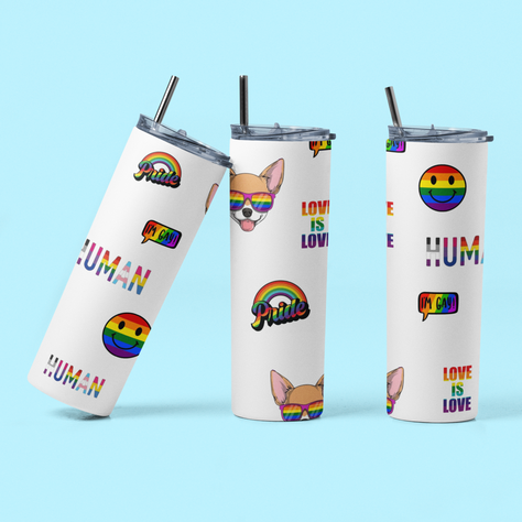 Termo Botella Térmica Orgullo Lgtb Arcoiris Bandera-1