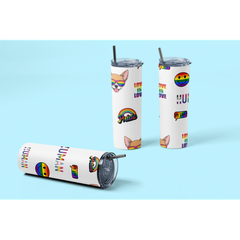 Termo Botella Térmica Orgullo Lgtb Arcoiris Bandera-2