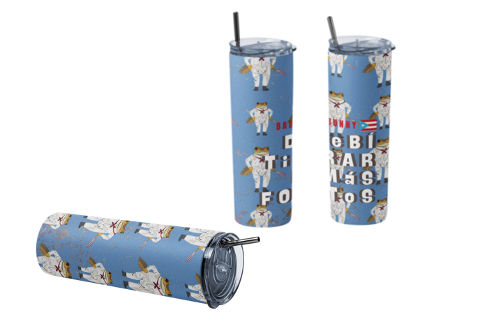 Termo Tumbler Botella termica Bad bunny DTMF Sapo Coco-1