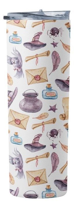 Termo Botella Térmica Harry Potter Hogwarts Carta Sombrero-0