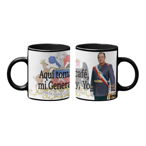 Taza Tazón Magica Personalizado General Pinochet De Chile-0
