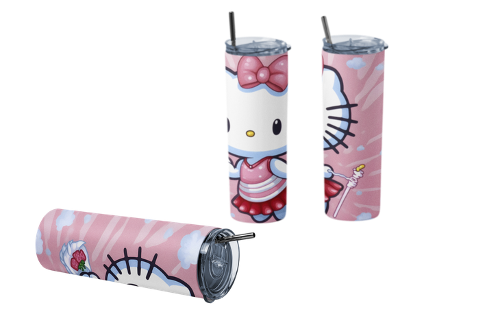 Termo Botella térmica Tumbler Hello Kitty Nubes-1