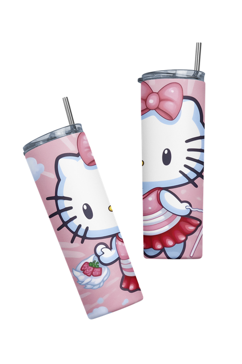 Termo Botella térmica Tumbler Hello Kitty Nubes-2