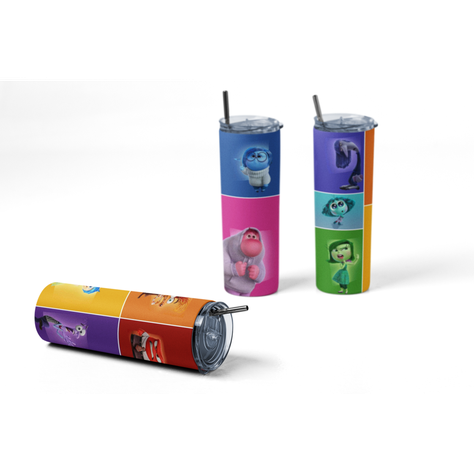 Termo Botella Térmica Intensamente 2 DIbujo Animado Pelicula-2