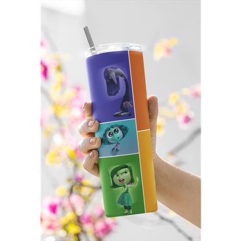Termo Botella Térmica Intensamente 2 DIbujo Animado Pelicula-4