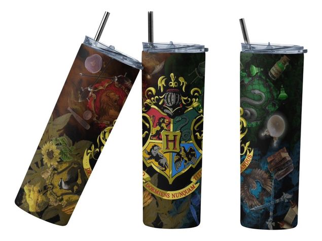 Termo Botella Térmica Hogwarts Harry Potter Las Cuatro Casas-1