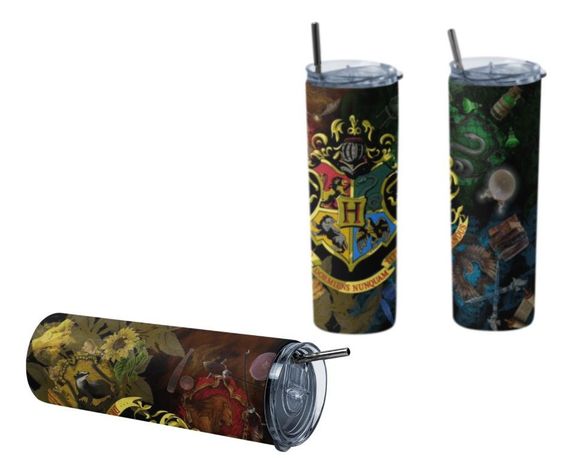 Termo Botella Térmica Hogwarts Harry Potter Las Cuatro Casas-2