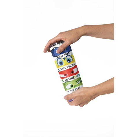 Termo Botella Térmica Inside Out Alegría Furia Pelicula-5