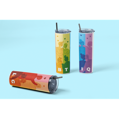 Termo Botella Térmica Orgullo Pride Lgtb Arcoiris-2