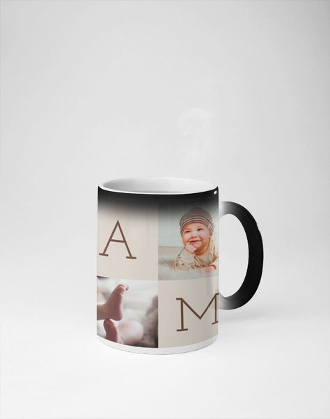 Taza Magica Personalizada Fotos Mamá, Feliz dia De La Madre-0