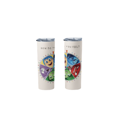 Termo Botella Térmica Inside Out Alegría Tristeza Furia Peli-0