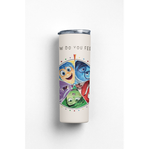 Termo Botella Térmica Inside Out Alegría Tristeza Furia Peli-1