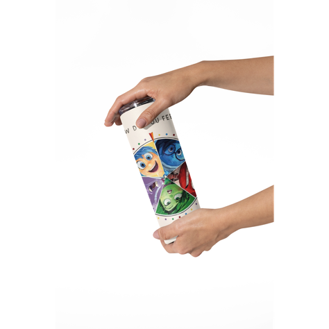 Termo Botella Térmica Inside Out Alegría Tristeza Furia Peli-5
