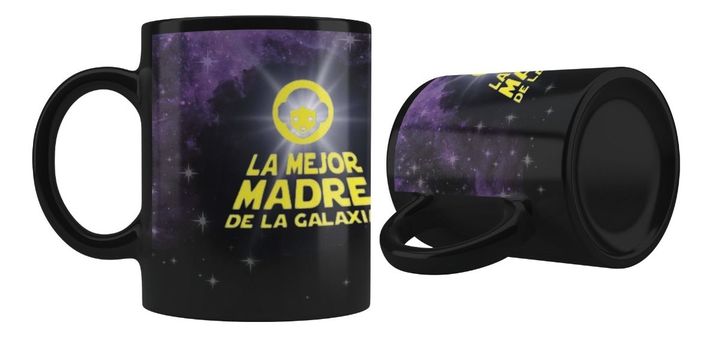 Taza Magica Feliz Dia De Mamá, La Mejor Madre De La Galaxia-1