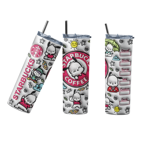 Termo Botella térmica Tumbler Pochacco Hello Kitty-0