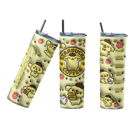 Termo Botella térmica Tumbler Pompompurin Hello Kitty-0