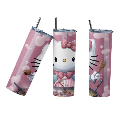 Termo Botella térmica Tumbler Hello Kitty cocina-0