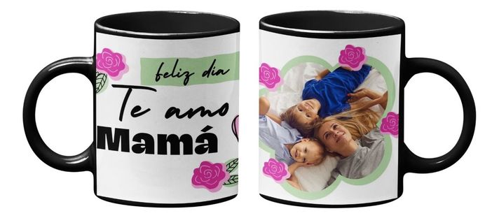 Taza Magica Personalizada Foto Feliz Dia Te Amo Mamá, Madre -2