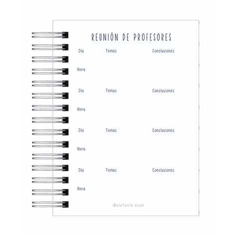 Agenda Profesor-12