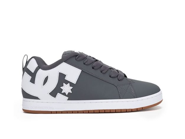 Zapatilla Dc Court Graffik Hombre Gris-0