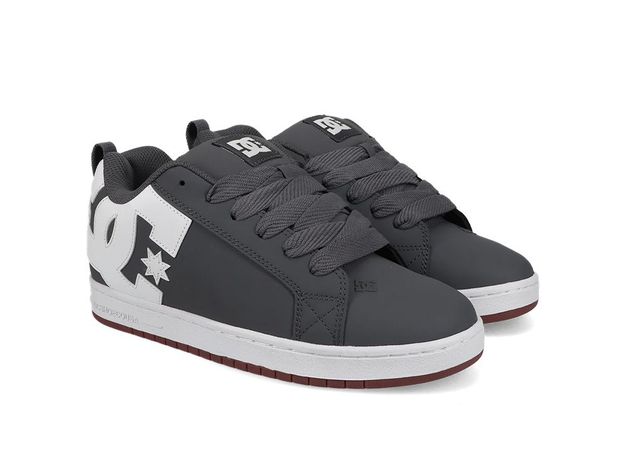 Zapatilla Dc Court Graffik Hombre Gris-2