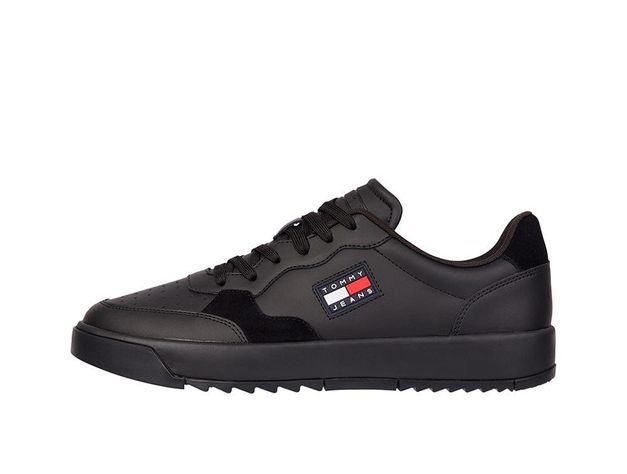 Zapatilla Basket Leather Mono Neg-0