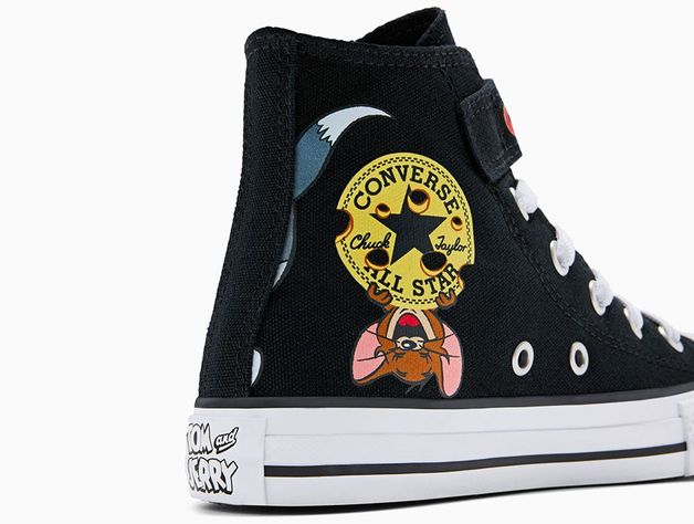 Zapatilla Junior Converse Chuck Taylor 1V Tom Y Jerry Negro-5