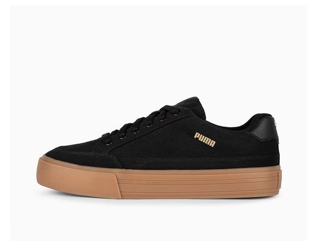 Zapatilla Puma Court Classic Vulc Hombre Negro - Suela Gum-3