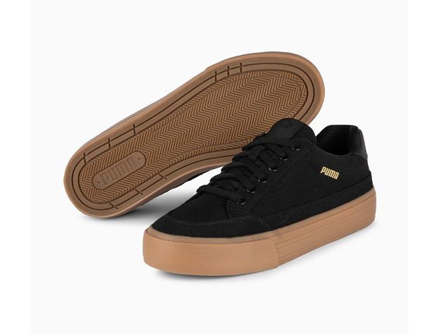 Zapatilla Puma Court Classic Vulc Hombre Negro - Suela Gum-5