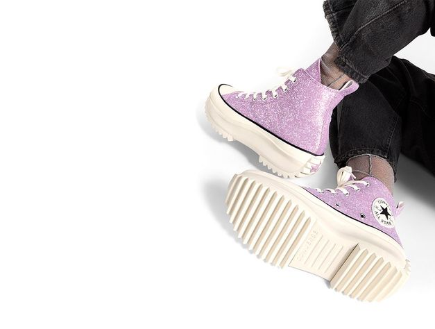 Zapatilla Converse Run Star Hike Hi Shinefetti Mujer Morado-7