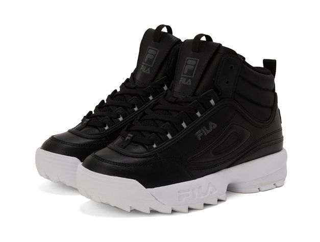 Zapatilla Fila Disruptor II Mid Mujer Negro-2
