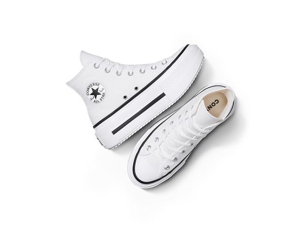 Zapatilla Mujer Converse Chuck Taylor Double Stack Blanco-3