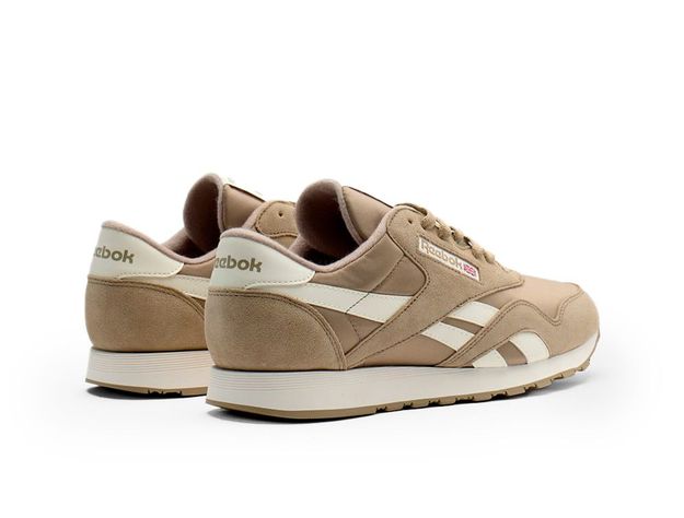 Zapatilla Reebok Classic Nylon Hombre Gris - Blanco-4