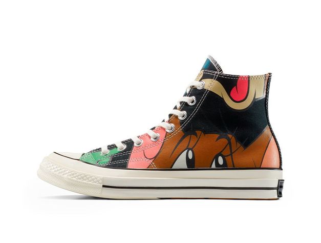 Zapatilla Unisex Converse Chuck 70 Hi Tom Y Jerry Negro-1