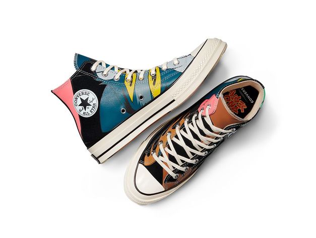 Zapatilla Unisex Converse Chuck 70 Hi Tom Y Jerry Negro-5