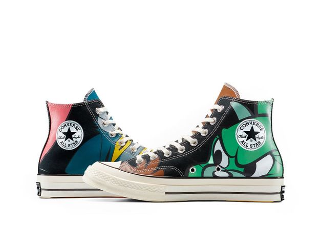 Zapatilla Unisex Converse Chuck 70 Hi Tom Y Jerry Negro-7