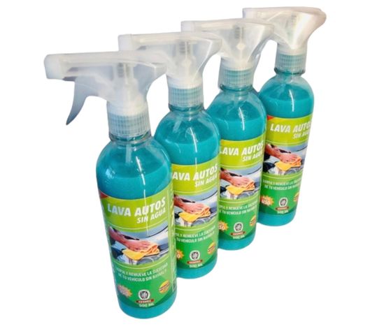 Pack 4 Zeroclean Lava Autos Sin Agua-0