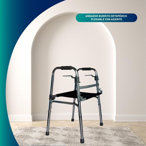 Andador Plegable Con Asiento-3
