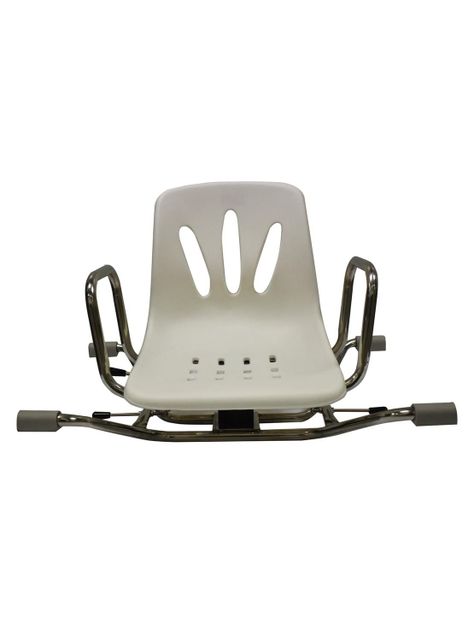 Silla Asiento De Baño Giratoria Acero Inoxidable-0
