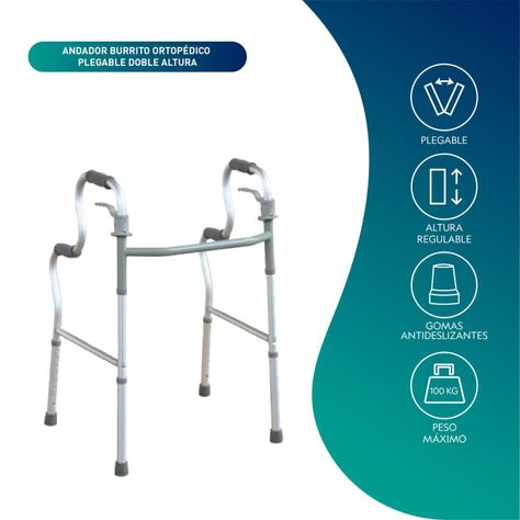 Andador Burrito Plegable Doble Altura 2 en 1-2