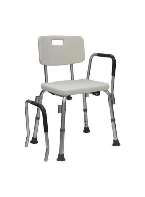 Silla Baño Ducha Con Apoyabrazo Desmontable-0