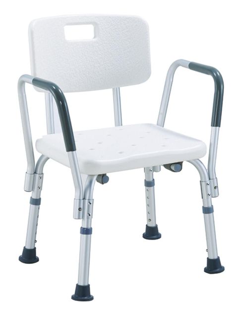 Silla Baño Ducha Con Apoyabrazo Desmontable-1