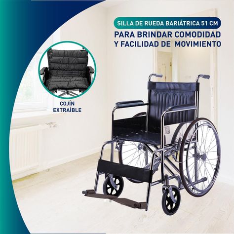 Silla De Ruedas Sobrepeso Bariatrica Strong 51cm-3