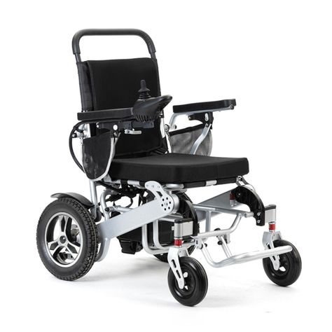 Silla De Ruedas Electrica Plegable Premium DELUX-0