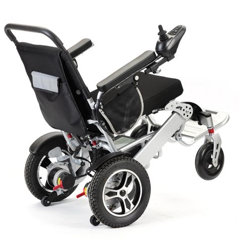 Silla De Ruedas Electrica Plegable Premium DELUX-2