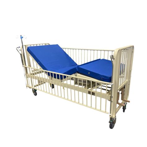 Cama Clinica Pediátrica Manual 2 Posiciones Plus + Colchon 8cm-0